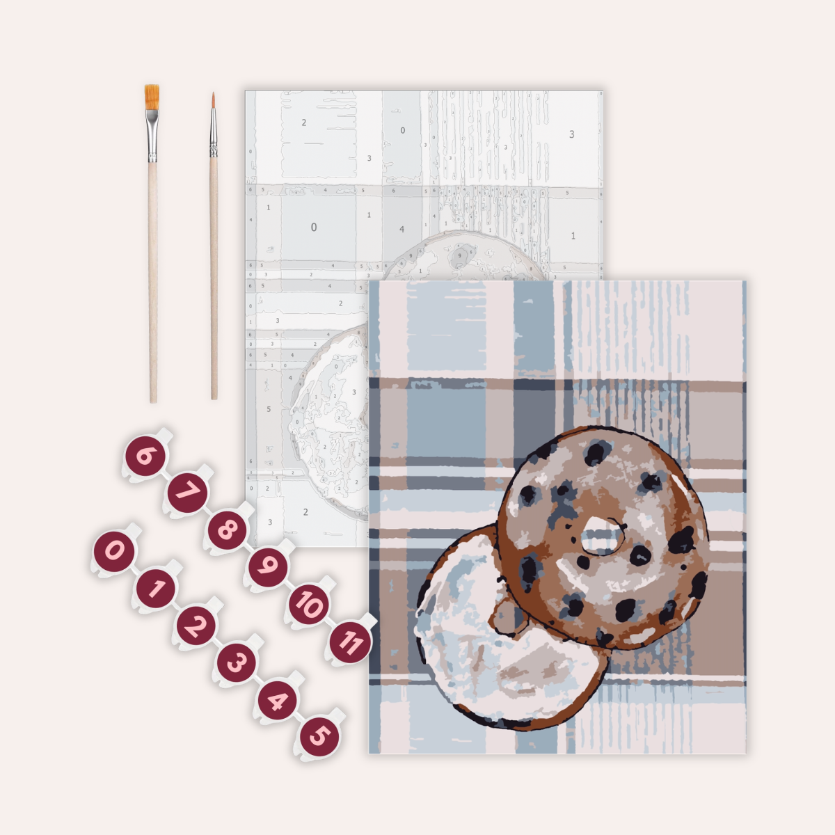 Bagel - Paint by Numbers Kit