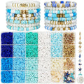 Ocean Summer Bracelet Kit Clay Beads DIY Jewelry Making