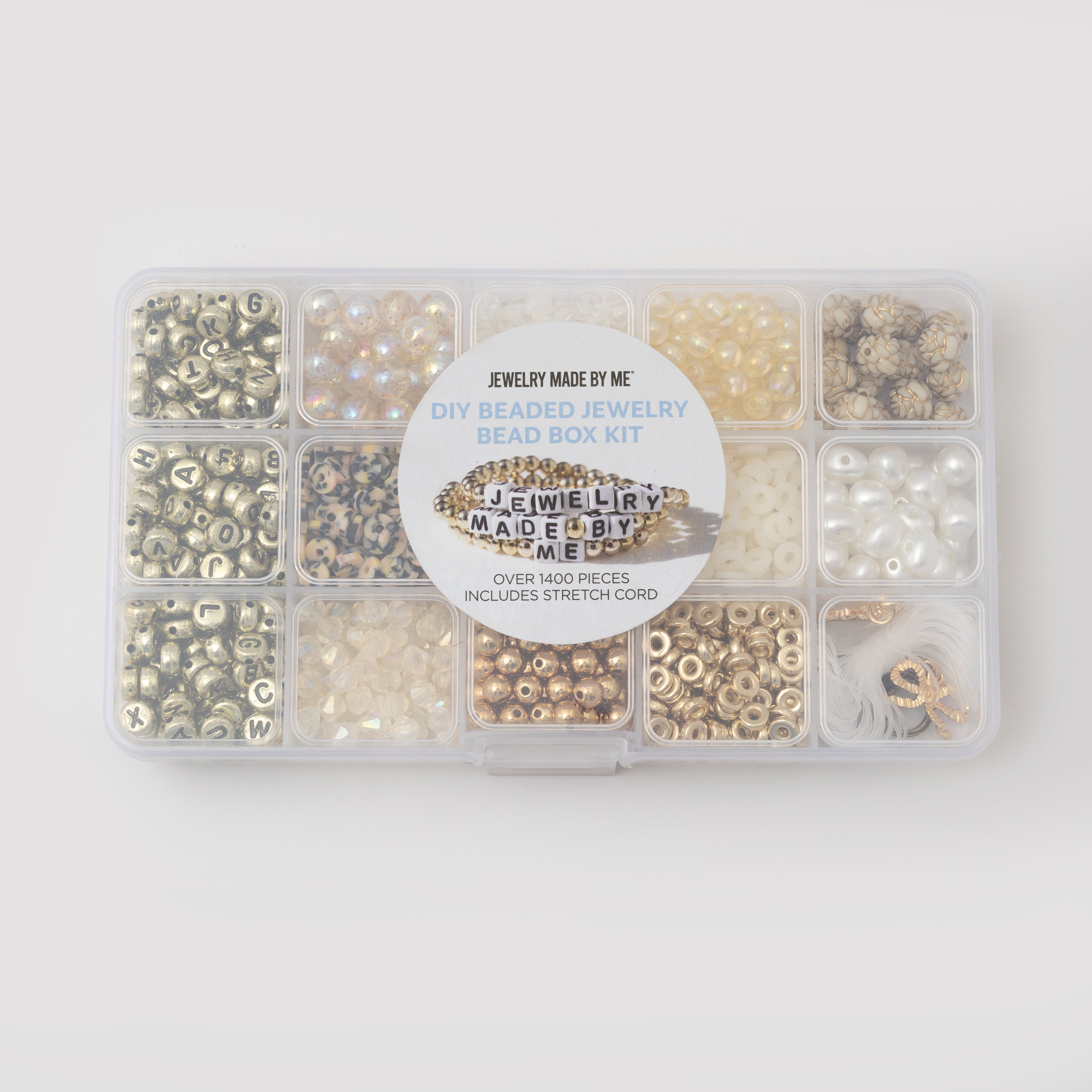 Golden Vibes Vintage Charms DIY Letter Bracelet  Bead Box